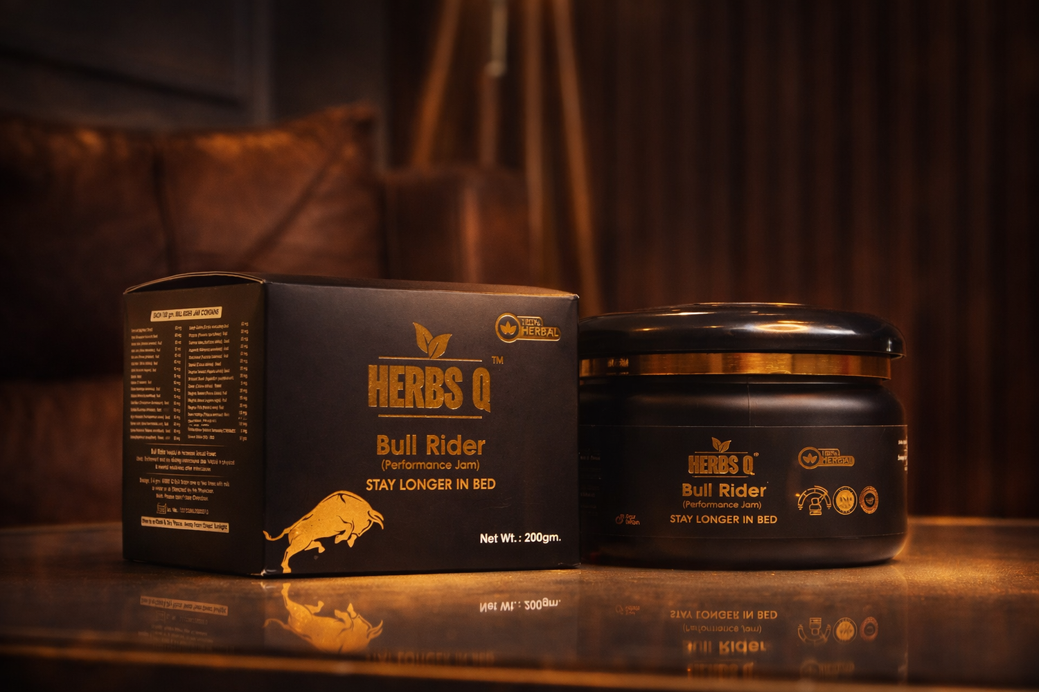 HERBS Q Bull Rider Performance Jam – Power, Stamina & Confidence Naturally