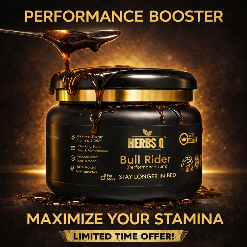 Herbs Q – Bull Rider Performance Jam Stay Longer. Feel Stronger. Perform Better. ( 200g )