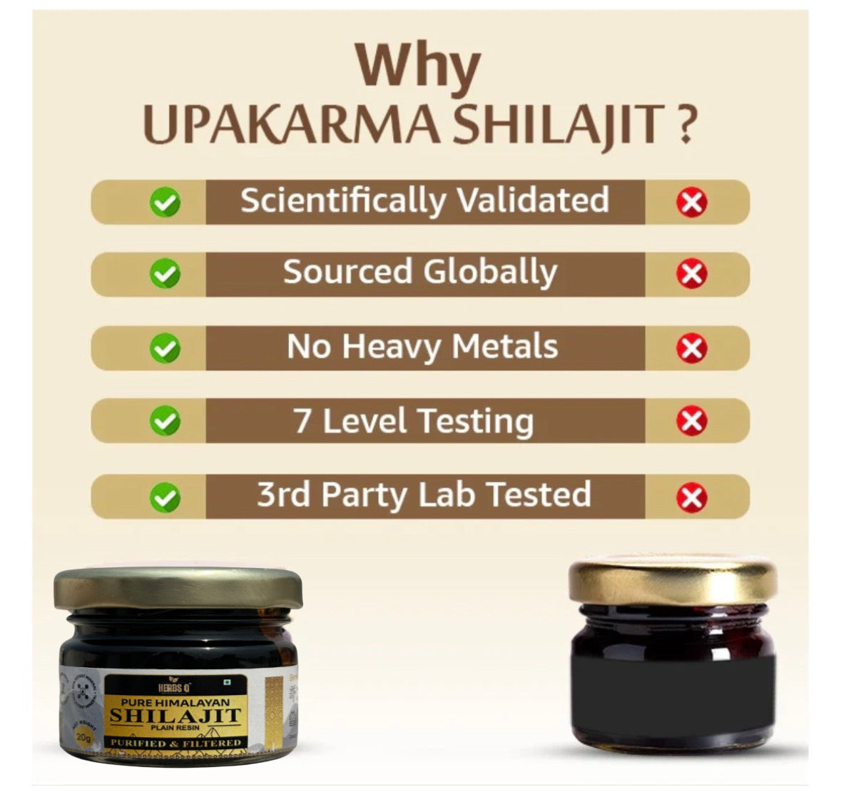 Herbs Q | Pure Himalayan Shilajit Resin