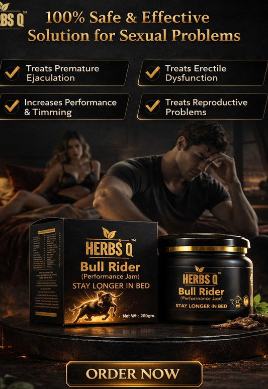 Herbs Q – Bull Rider Performance Jam Stay Longer. Feel Stronger. Perform Better. ( 200g )