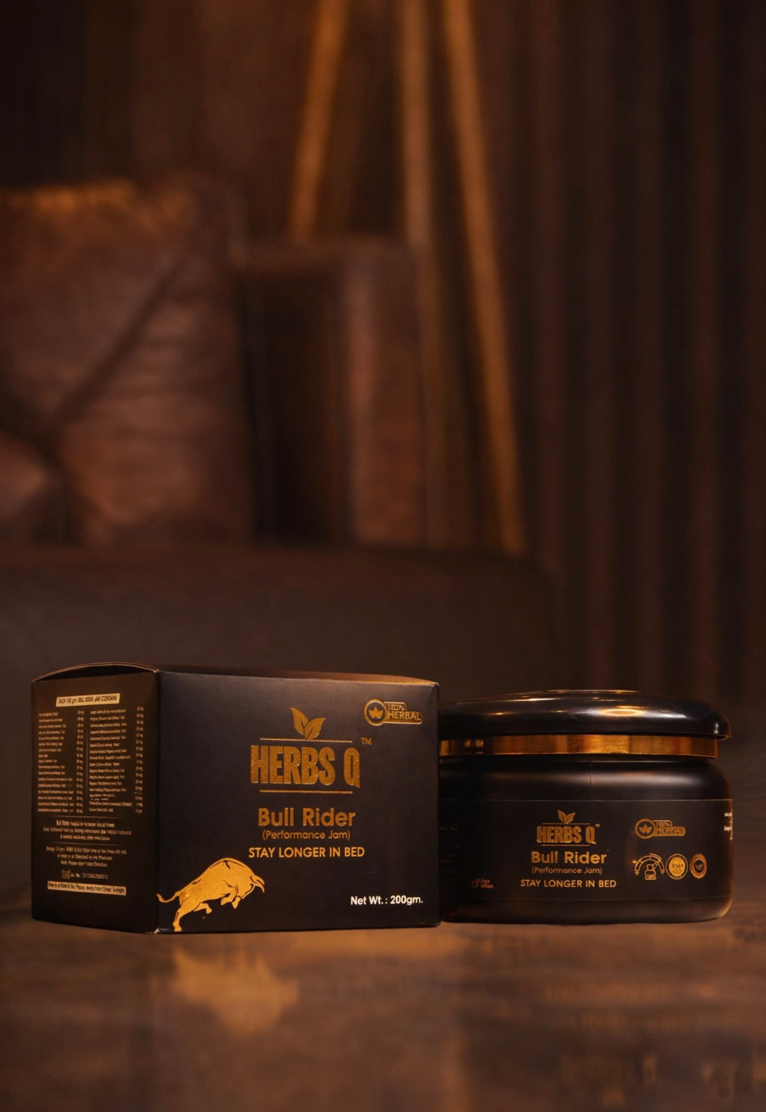 Herbs Q – Bull Rider Performance Jam Stay Longer. Feel Stronger. Perform Better. ( 200g )