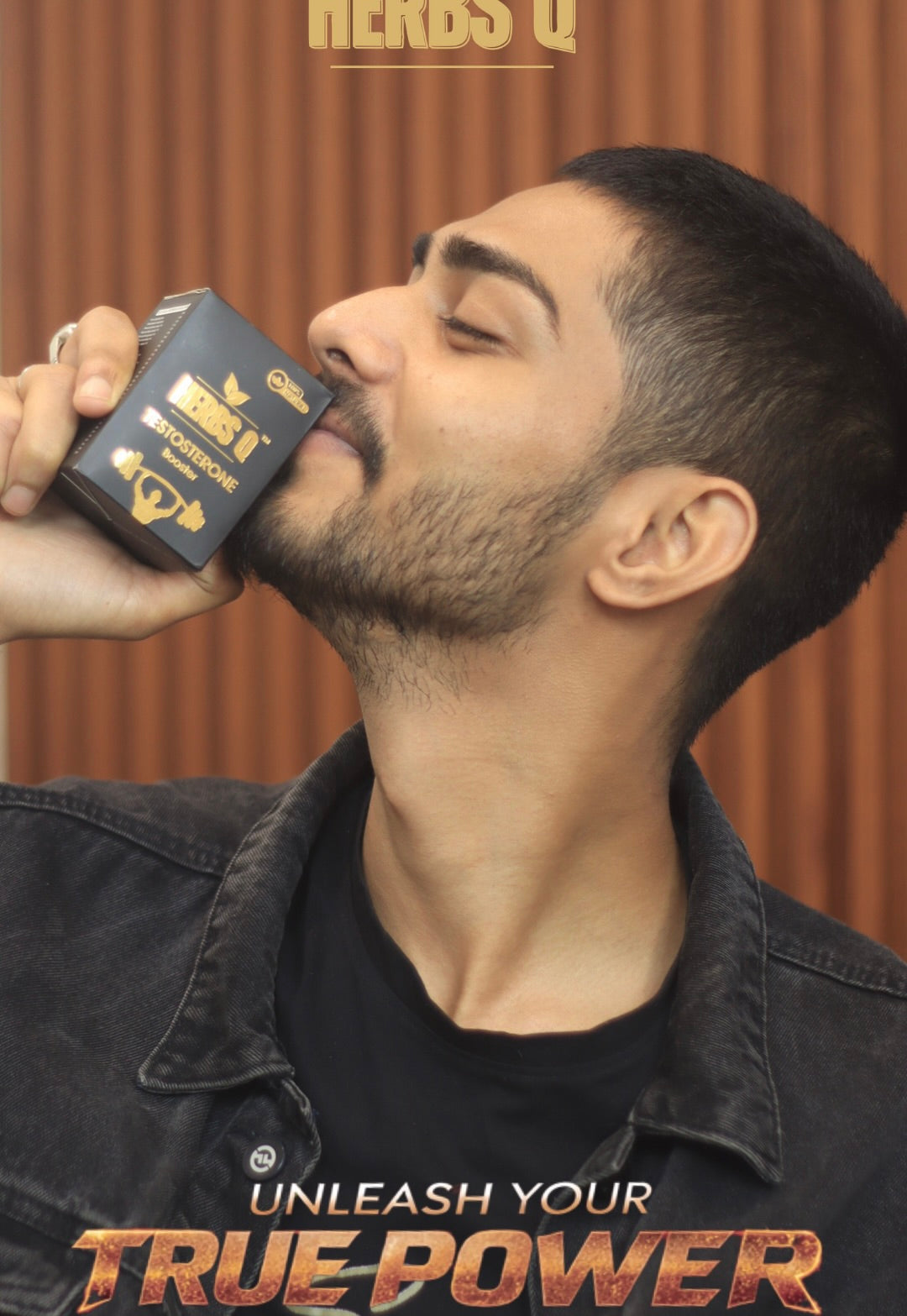 HERBS Q Testosterone Booster | Build Power, Muscle & Confidence (150g)