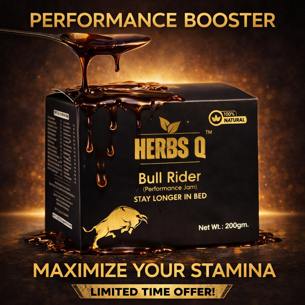 Herbs Q – Bull Rider Performance Jam Stay Longer. Feel Stronger. Perform Better. ( 200g )