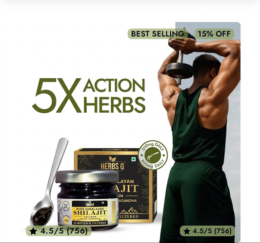 Shilajit Gold + Ashwagandha Resin