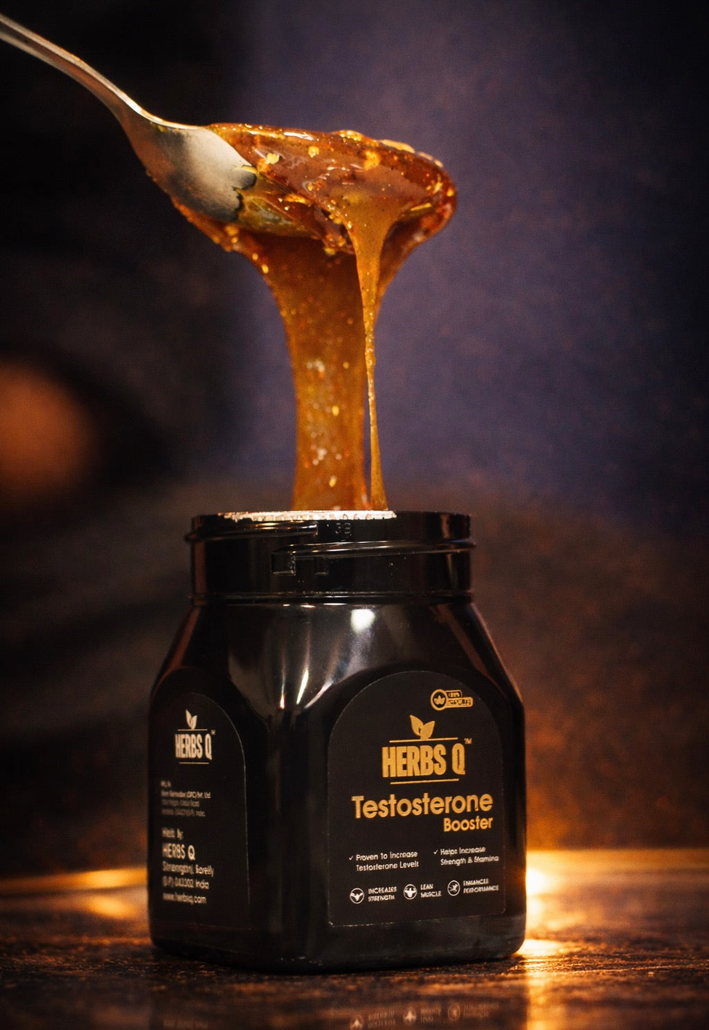 HERBS Q Testosterone Booster | Build Power, Muscle & Confidence (150g)