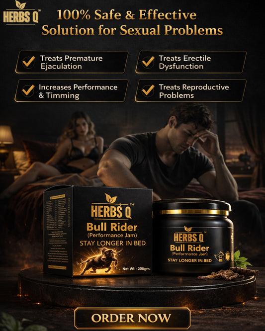 Herbs Q – Bull Rider Performance Jam Stay Longer. Feel Stronger. Perform Better. ( 200g )