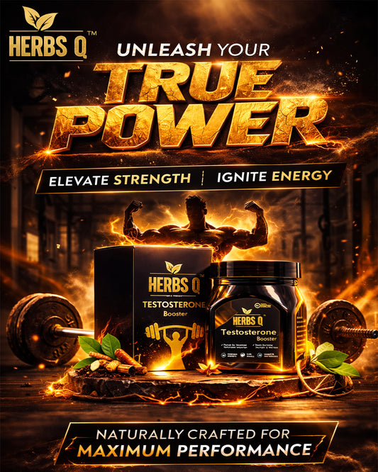 HERBS Q Testosterone Booster | Elevate Strength & Energy Naturally