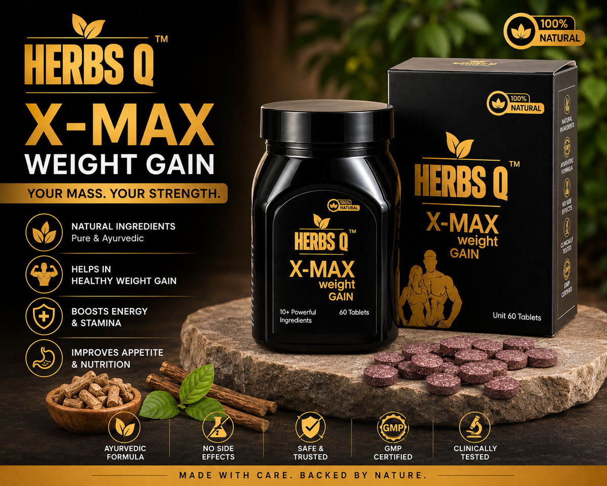 HERBS Q X-MAX Weight Gain Tablet